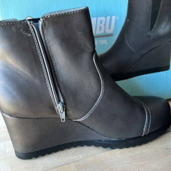 Khombu ankle‎ booties Daisy gray Womens size 10 - Picture 3 of 6